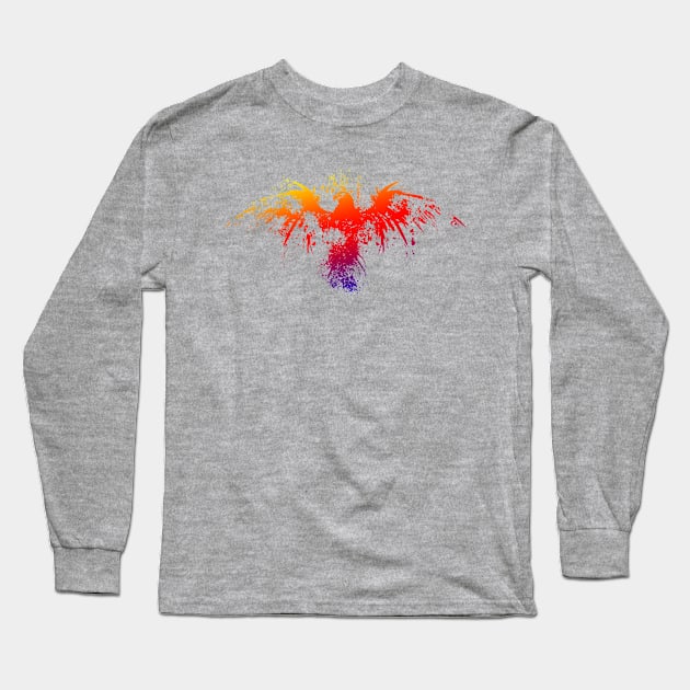 A Paint splash of eagle Long Sleeve T-Shirt by Totallytees55